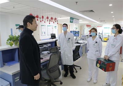 同守健康岗，共叙新春情——医院领导慰问春节坚守人员