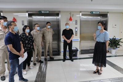 宁波市康复医院开展电梯故障应急演练